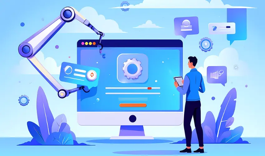 Back-End Development interface with server and database preview
