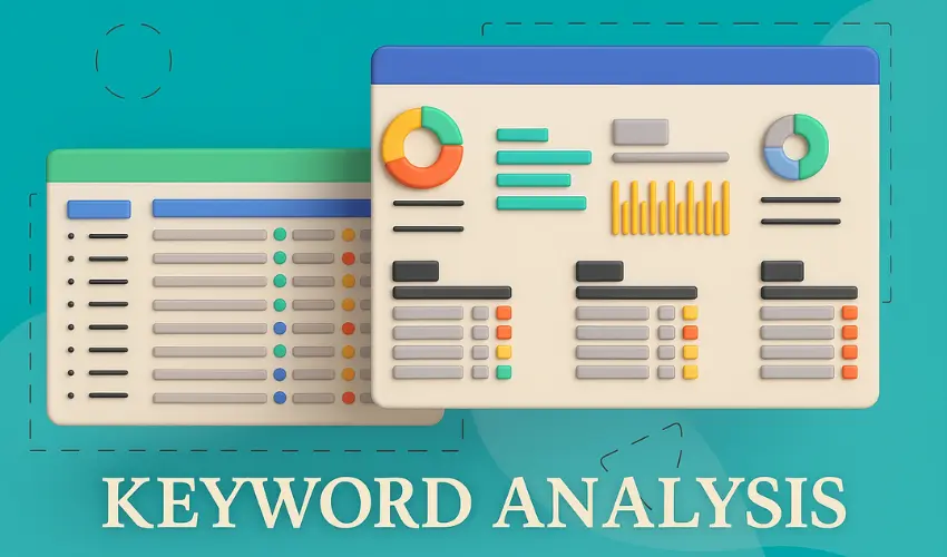 AI Generated Creative Image Showing Keyword Analysis