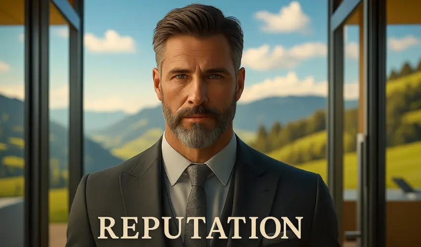 AI Generated Creative Image Showing Reputation Management