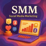 Ai Generated Social Media Marketing Text Color Full and Creative Image 
