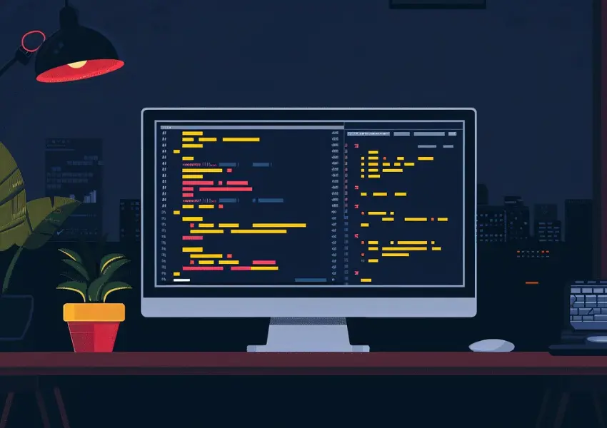 Website Development Creative with digital interface