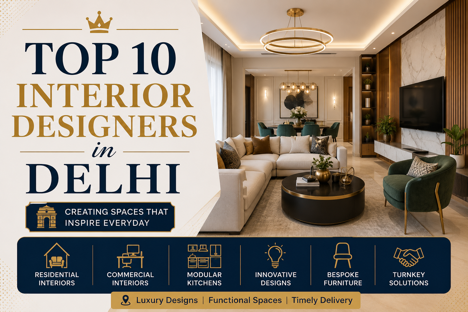 Top 10 Interior Designers In Delhi